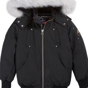 Black moose knuckles sterling parka